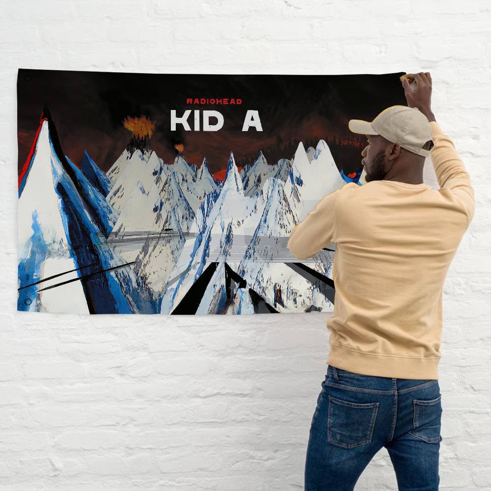 Commercial Printing Company - Bandiera Pubblicitaria Classica R-Radiohead Rap Band