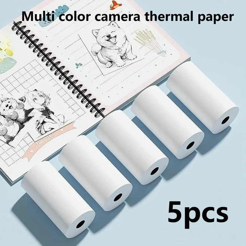 Photo Printer - 5 rotoli di adesivi termici adesivi