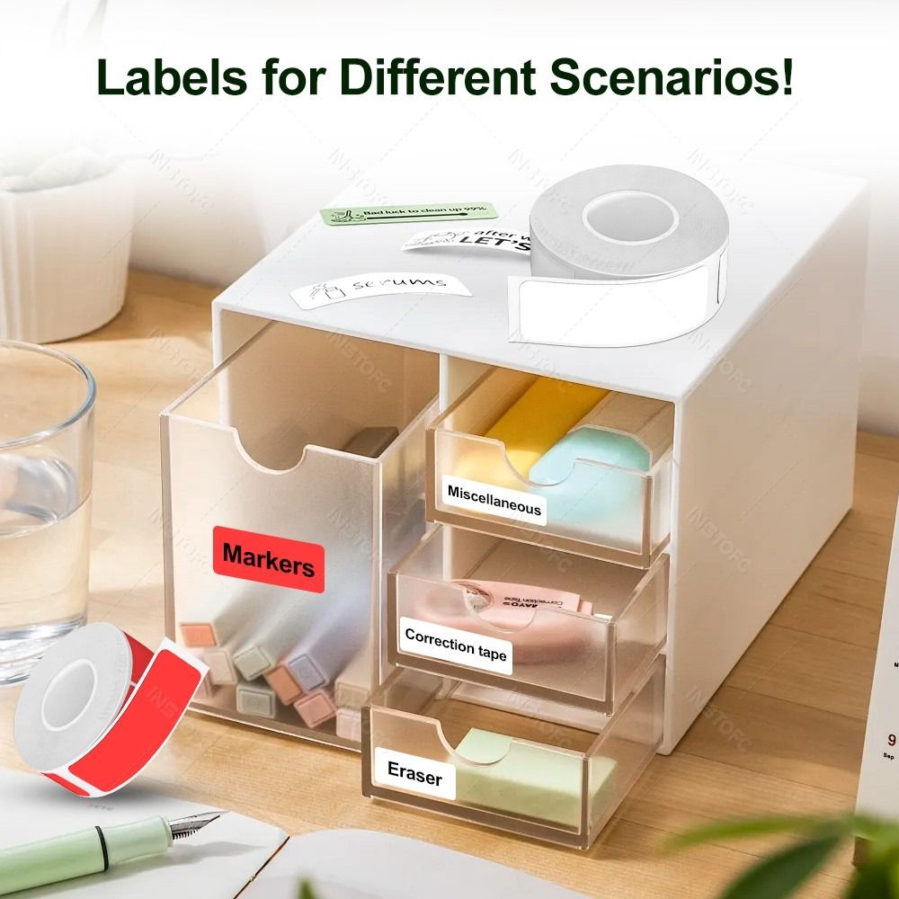 Nuova carta adesiva colorata p - Label Maker recensione e prezzo