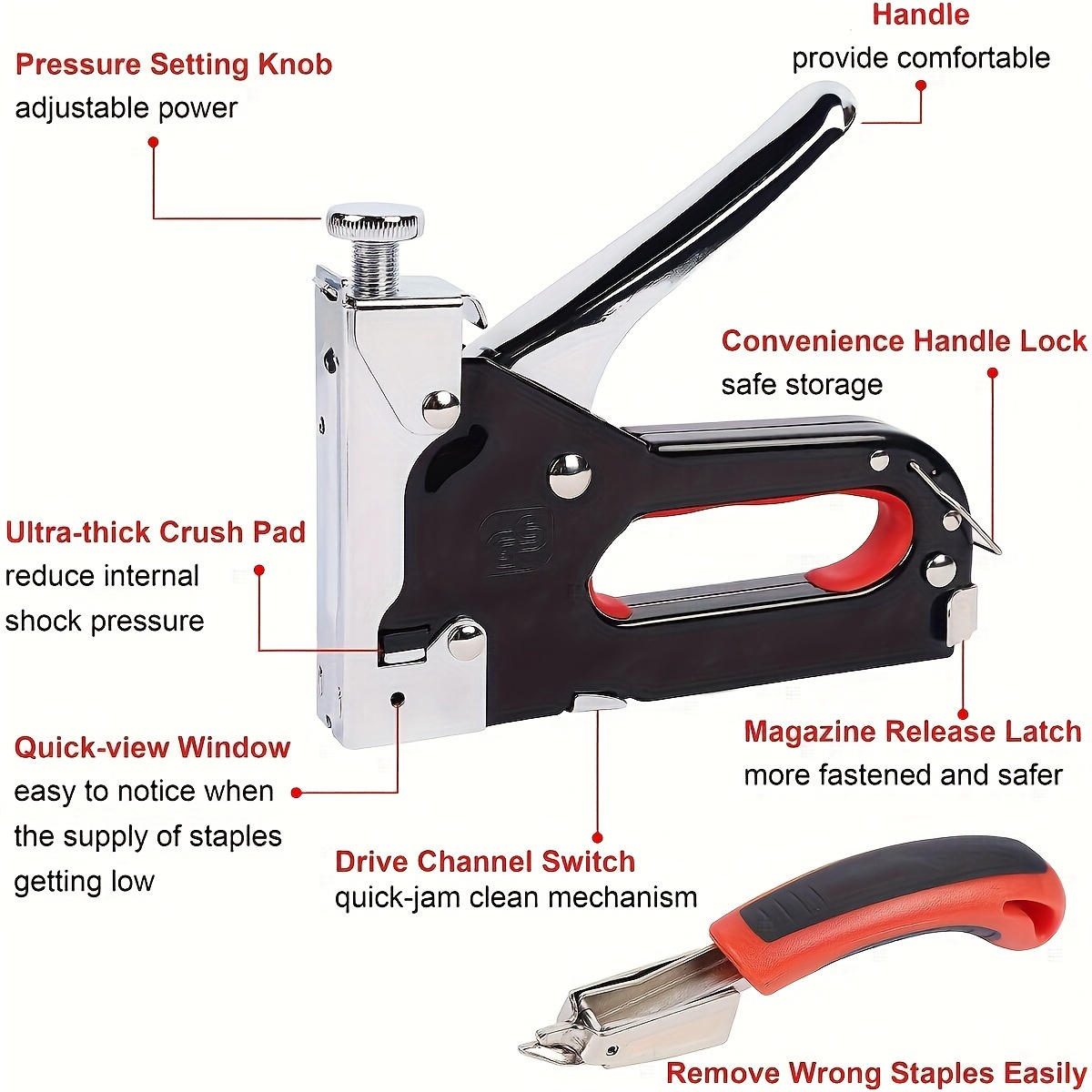 Pistola per cucitrice 4 in 1 p - Stapler Heavy Duty recensione e prezzo