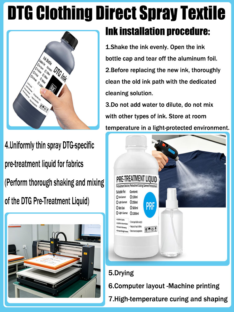 Liquido di pretrattamento DTG, - Commercial Fabric Printing Machine recensione e prezzo