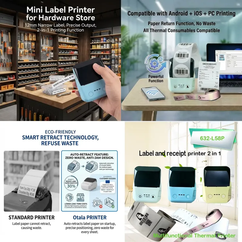Mini stampante termica portati - Receipt Printer recensione e prezzo